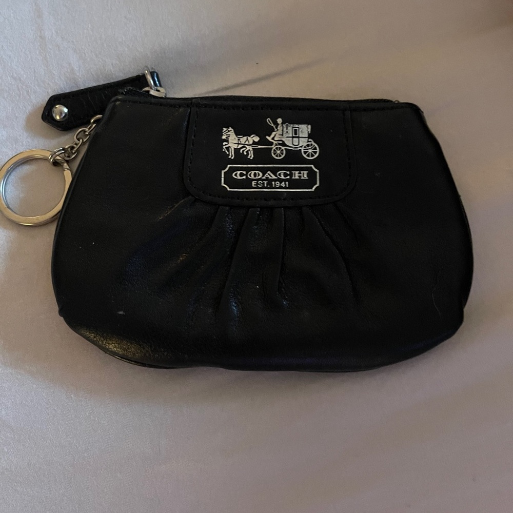 Black Coach change purse